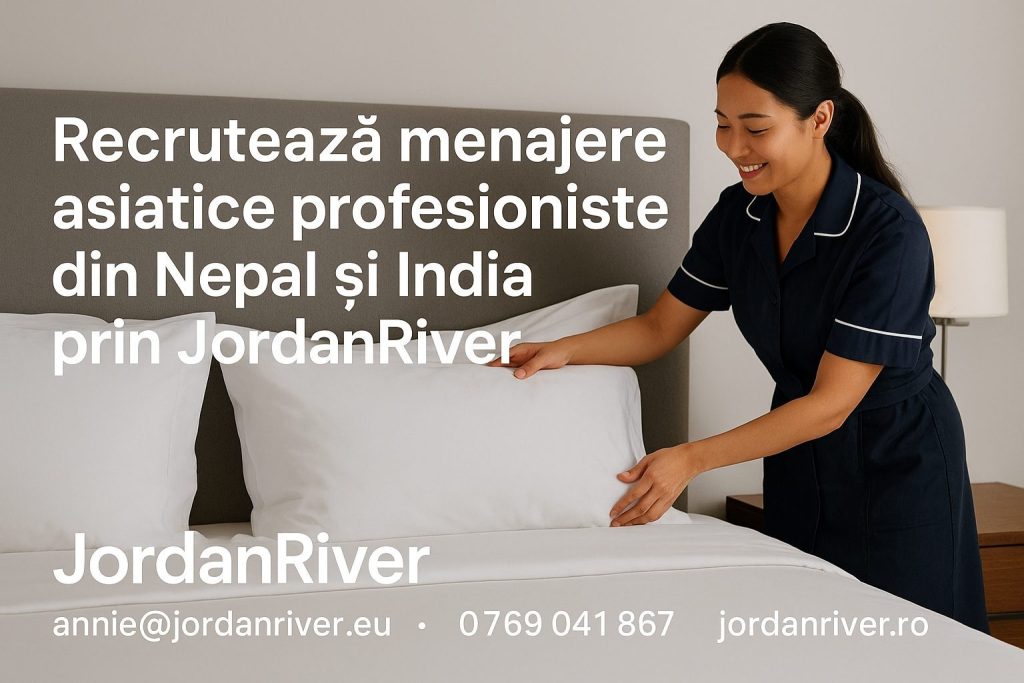 Recrutează menajere asiatice profesioniste din Nepal și India prin JordanRiver